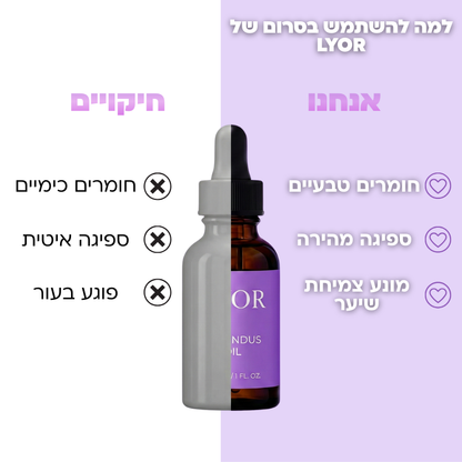 LYOR - סרום שישאיר את העור שלך חלק